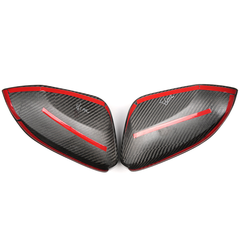 Dry Carbon Fiber Side Rearview Mirror Caps Trim For Toyota GR Corolla GZEA14 E210 2023 2024 2025