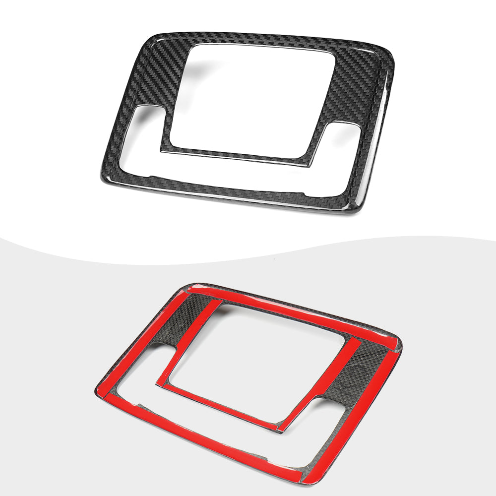 Dry Carbon Fiber Reading Light Lamp Trim For Honda Civic Type R FL5 2023 2024 2025 2026, Front Rear Roof Reading Light Cover