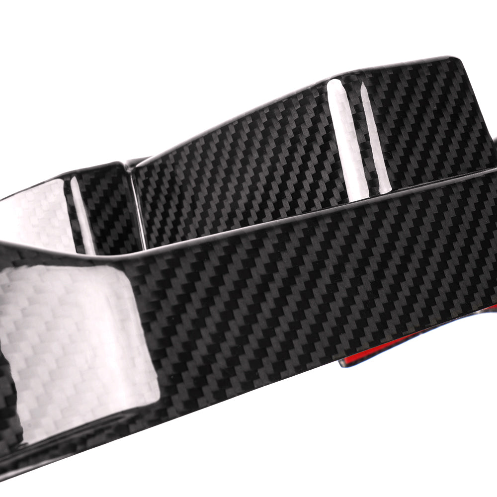 Dry Carbon Fiber Tail Light Lamp Cover Trim For Ford Bronco Raptor 2021-2025, Rear Brake Light Overlays