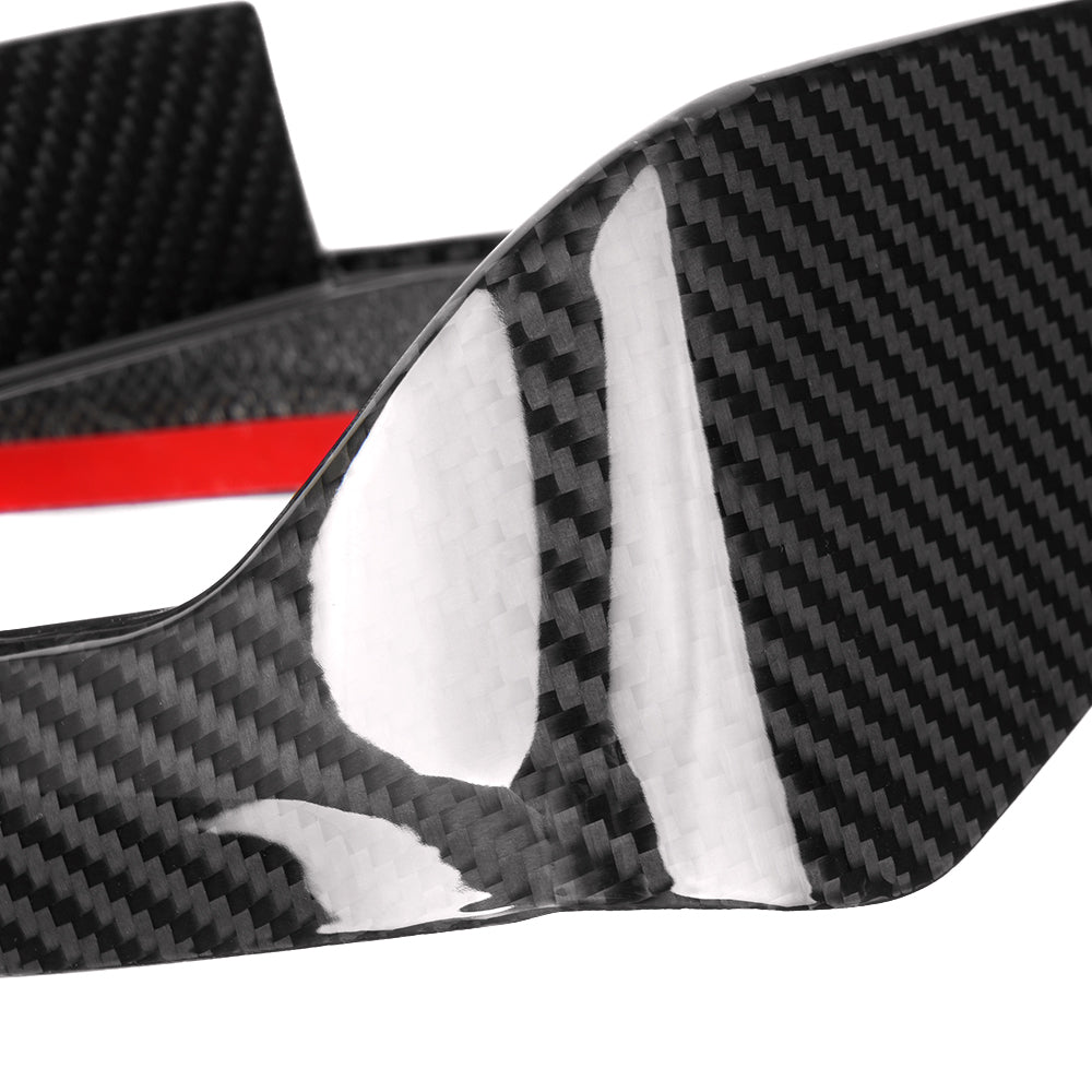 Dry Carbon Fiber Tail Light Lamp Cover Trim For Ford Bronco Raptor 2021-2025, Rear Brake Light Overlays