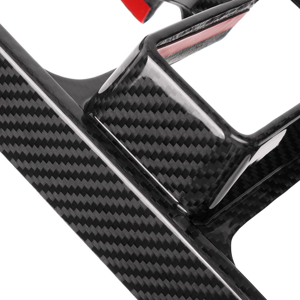 Dry Carbon Fiber Tail Light Lamp Cover Trim For Ford Bronco Raptor 2021-2025, Rear Brake Light Overlays