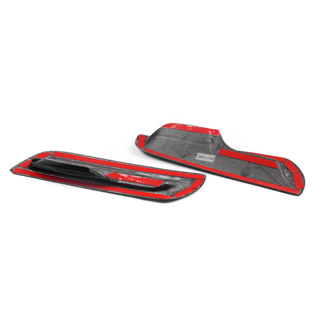 Real Dry Carbon Fiber Front Bumper Side Vent Cover Trim for Toyota GR Corolla GZEA14 Morizo Circuit Core 2023 2024, NOT For 2025 2026