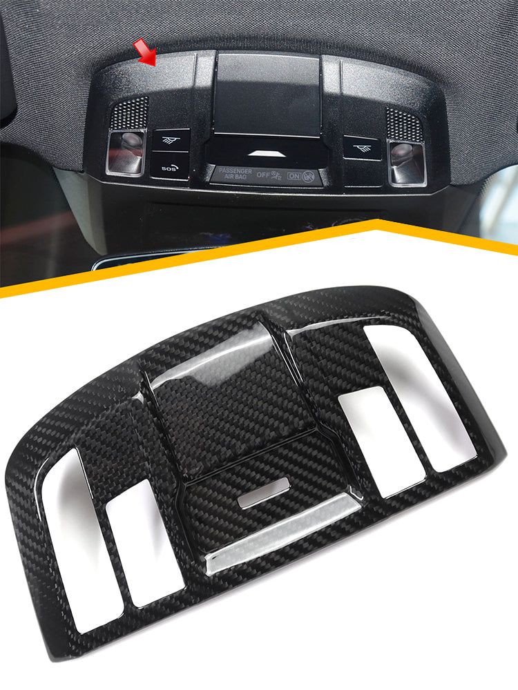 For Porsche 911 Carrera T 4S 992 2020+ Roof Reading Light Button Frame Dry Carbon Fiber Car Accessories