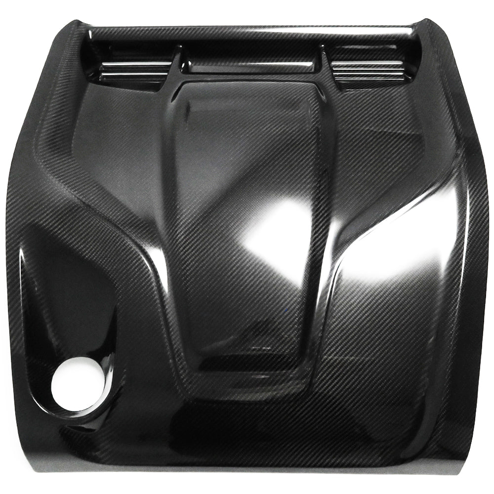 Engine Bay Cover Panel For Lotus Emira I4 AT 2023 2024 2025, Dry Carbon Fiber Engine Hood Bonnet Trim
