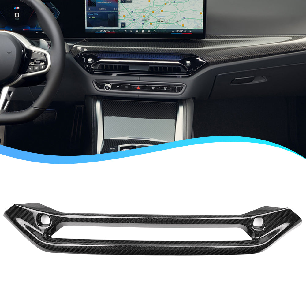 Real Carbon Fiber Dashboard Air Outlet Vent Trim Cover For BMW 2 3 4 Series 2025 G42 G20 G22 G23 G26 M2 G87 M3 G80 G81 M4 G82 G83
