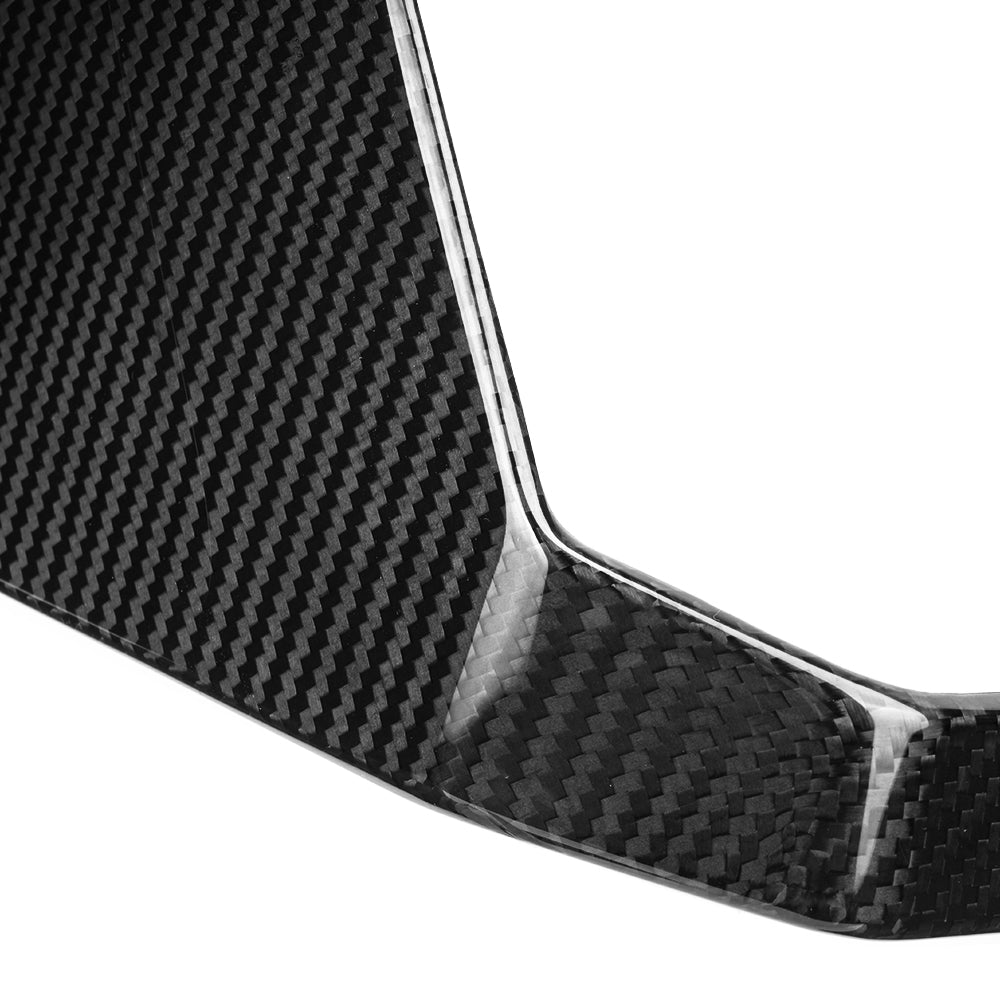 For Tesla Cybertruck 2024 2025 Dry Carbon Fiber Rear Display Lower Frame Panel Trim, Interior Accessories