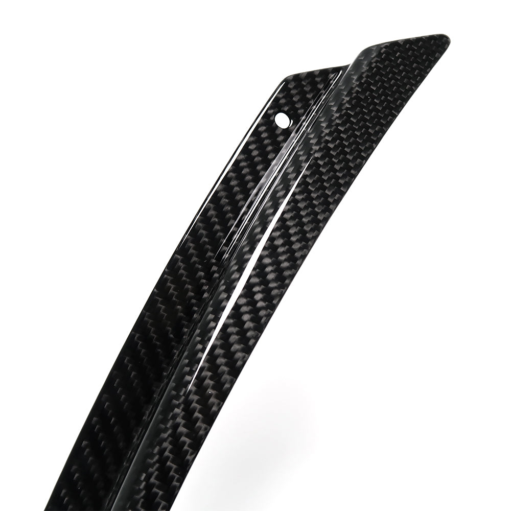 For Chevy Chevrolet Corvette C8 Stingray Coupe Z06 Z51 2020-2024 Front Bumper Spoiler Lip Splitter Cover Carbon Fiber Exterior Trim