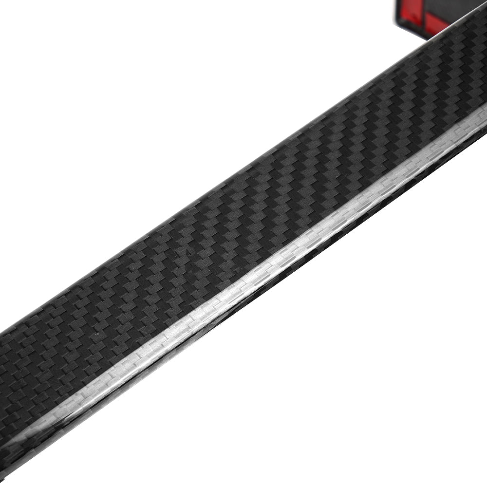 For Tesla Cybertruck 2024 2025 Dry Carbon Fiber Rear Display Lower Frame Panel Trim, Interior Accessories