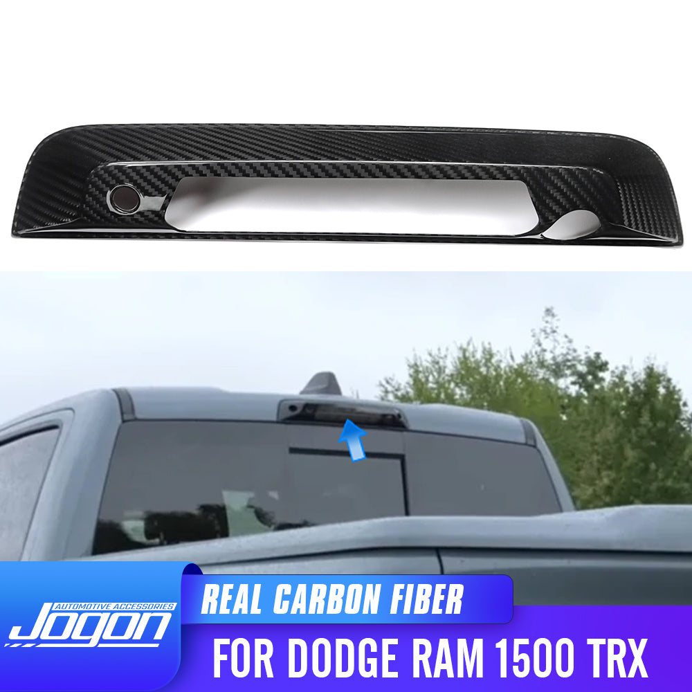 Real Carbon Fiber Roof Center Mount Brake Light Frame For Ram 1500 TRX 2021+
