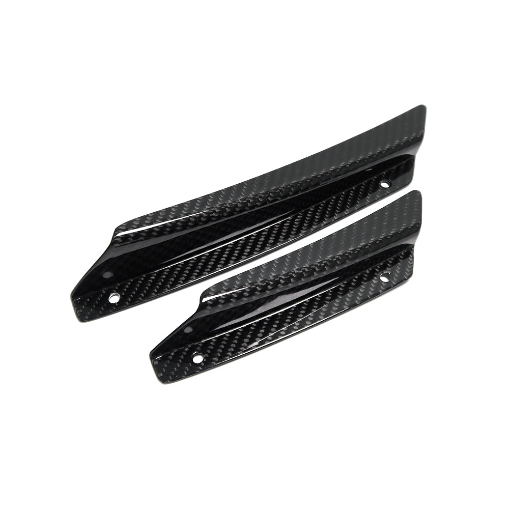 For Chevy Chevrolet Corvette C8 Stingray Coupe Z06 Z51 2020-2024 Front Bumper Spoiler Lip Splitter Cover Carbon Fiber Exterior Trim