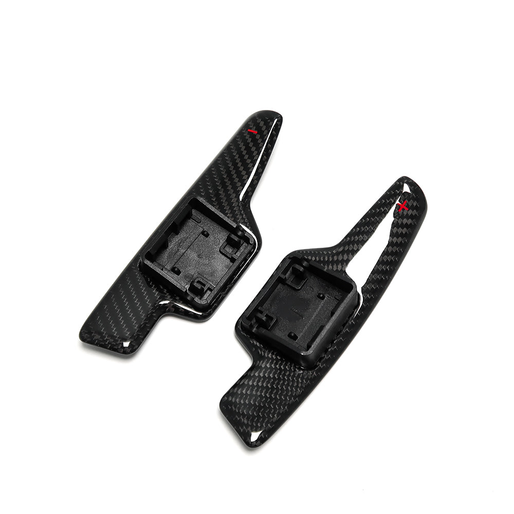 For Chevrolet Corvette C8 Stingray 2020-2023 Steering Wheel Paddle Shifters Replacement Real Dry Carbon Fiber
