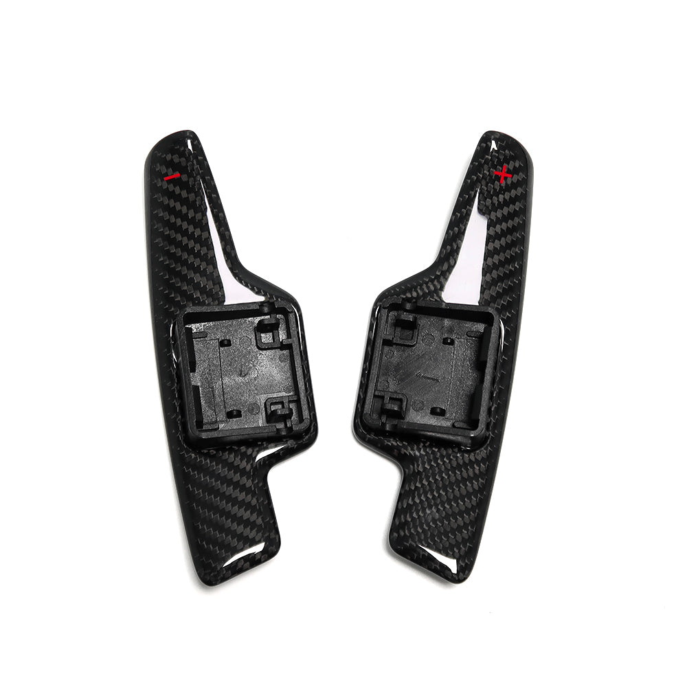 For Chevrolet Corvette C8 Stingray 2020-2023 Steering Wheel Paddle Shifters Replacement Real Dry Carbon Fiber