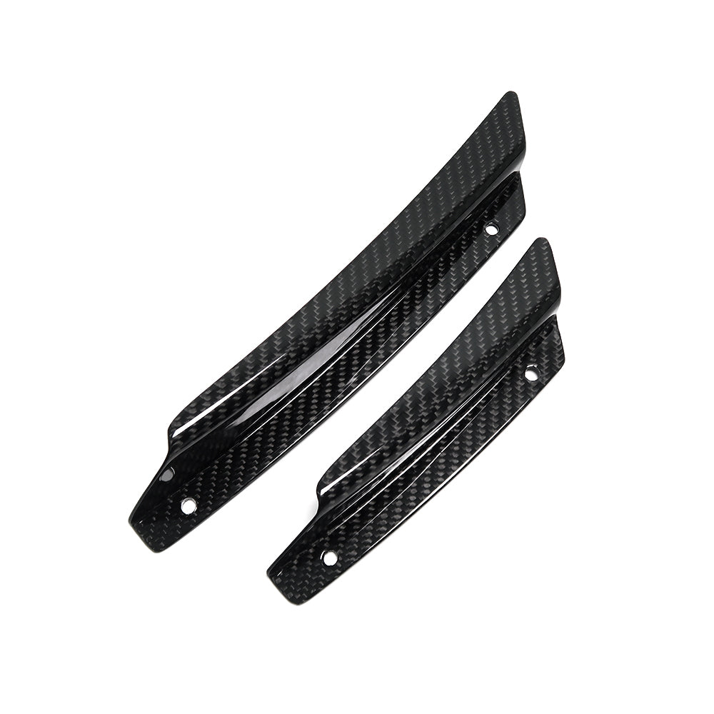 For Chevy Chevrolet Corvette C8 Stingray Coupe Z06 Z51 2020-2024 Front Bumper Spoiler Lip Splitter Cover Carbon Fiber Exterior Trim