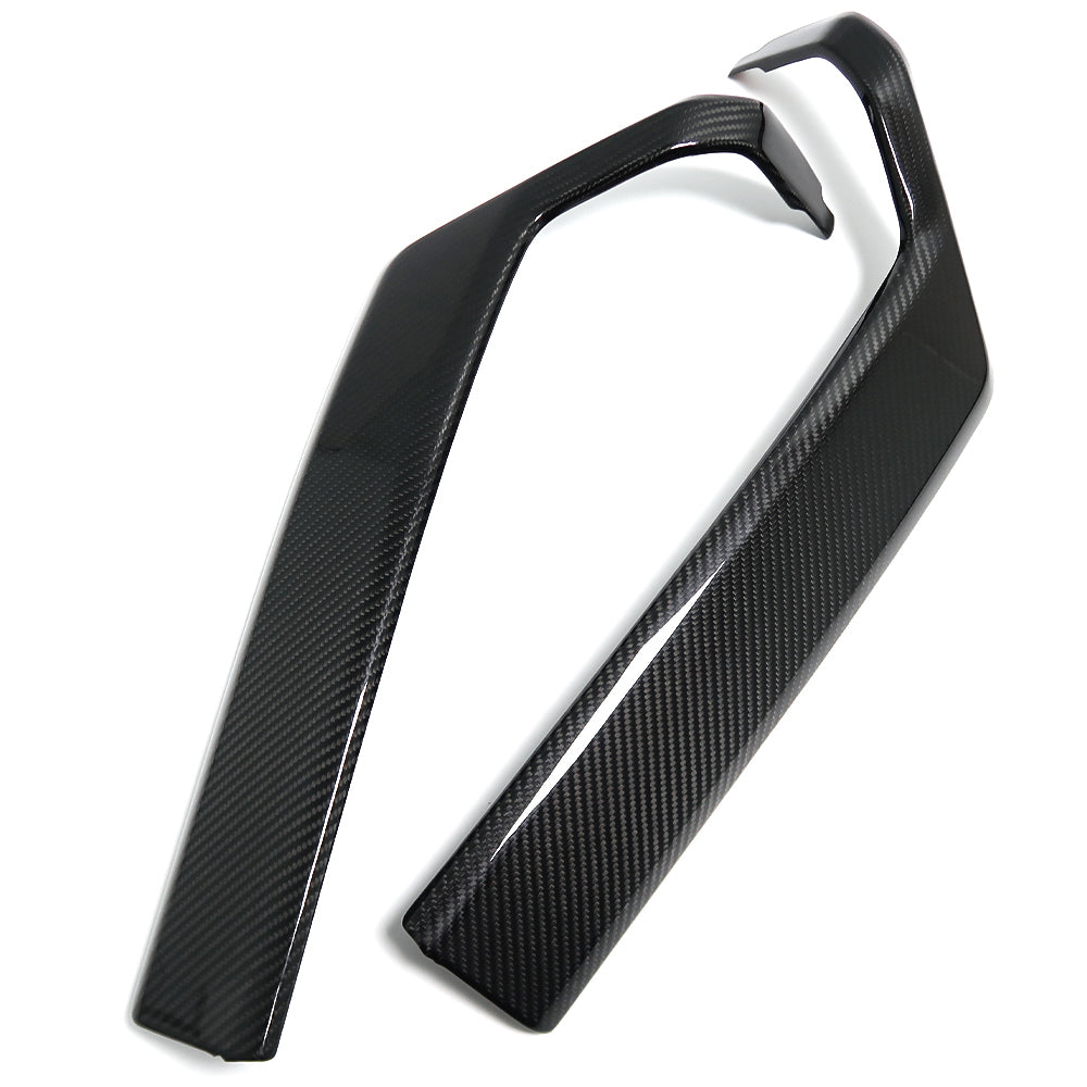 DRY Carbon Fiber Inner Door Armrest Handle Trim Cover For Ford F150 Raptor Platinum Lariat Tremor Limited King Ranch XL XLT 2021 2022 2023 2024 2025