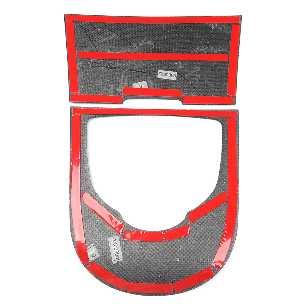Dry Carbon Fiber Center Console Gear Shift Cover Trim For Mercedes Benz G Class G500 G550 G63 W463 W464 AMG 2019-2024