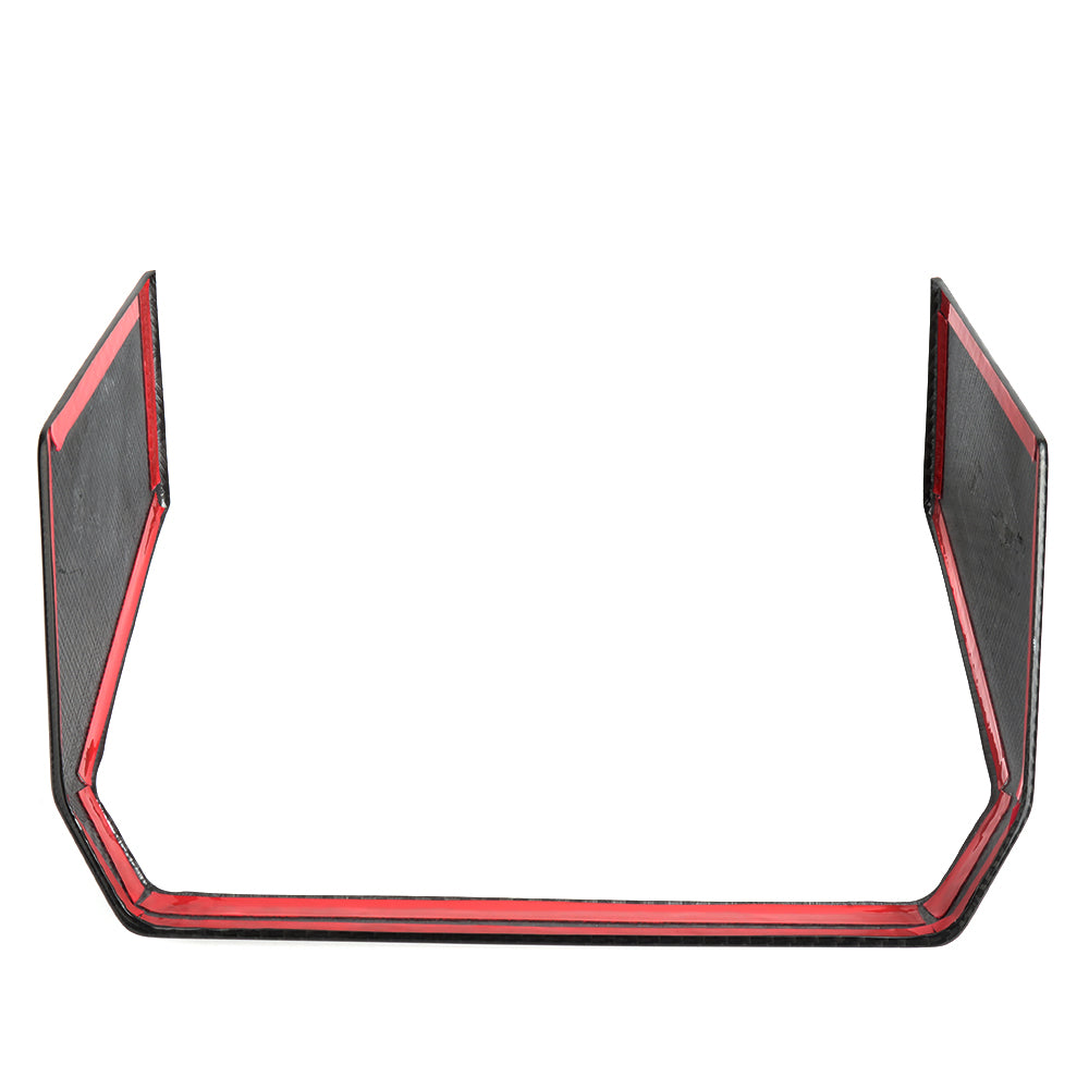 For Tesla Cybertruck 2024 2025 Dry Carbon Fiber Rear Display Lower Frame Panel Trim, Interior Accessories