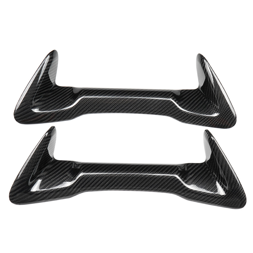 Dry Carbon Fiber Front Seat Headrest Lower Trim Panel For Toyota GR Corolla GZEA14 2023 2024 2025