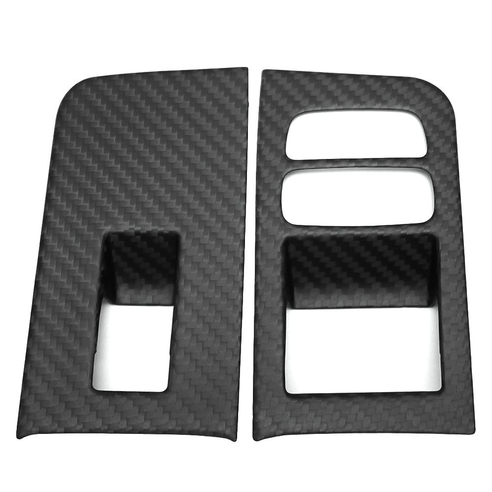 Real Carbon Fiber Door Window Lift Switch Panel Cover Trim For Lotus Emira I4 V6 2022 2023 2024 2025