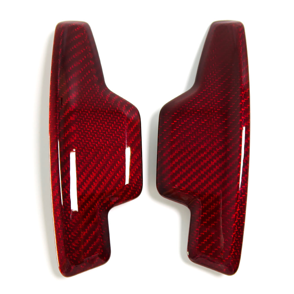 For Chevrolet Corvette C8 Stingray 2020-2023 Steering Wheel Paddle Shifters Replacement Real Dry Carbon Fiber