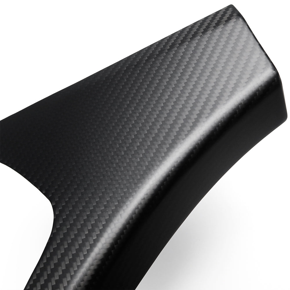 For Chevrolet Corvette C8 Stingray Z06 Z51 2020+ Interior Upper Door Sill Panel Cover Dry Carbon Fiber Car Accessories