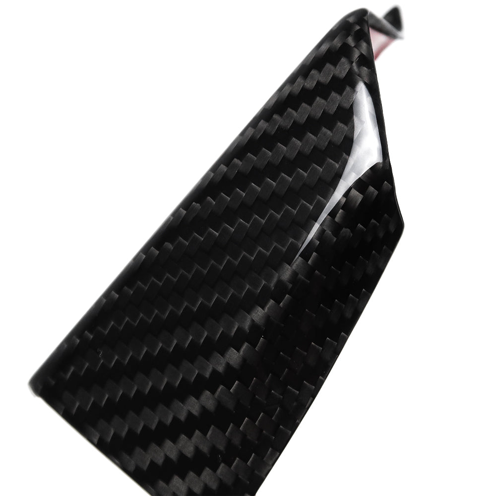 Genuine Dry Carbon Fiber Console Display Screen Lower Trim Panels For BMW 3 Series G20 G21 M2 M340i 2023 2024 2025