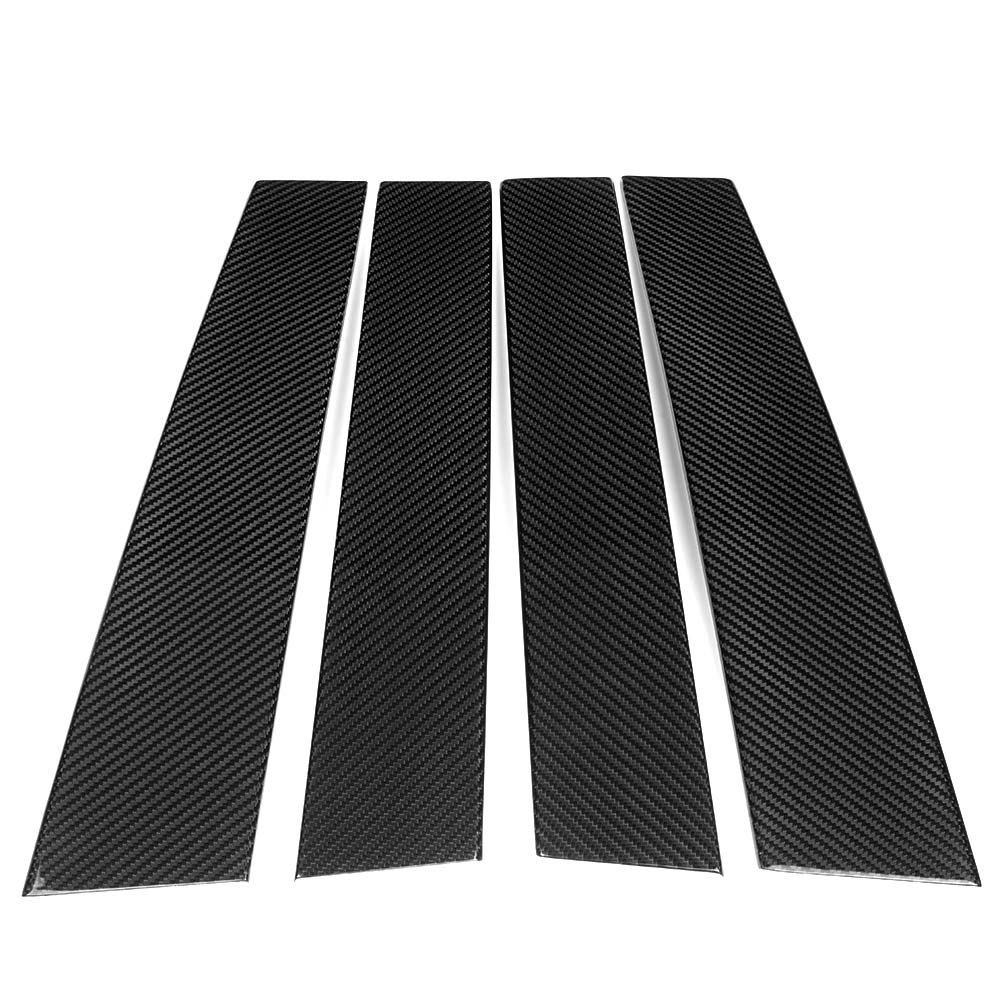Dry Carbon Fiber B Pillar Post Panel Trims For Toyota GR Corolla Hatchback GZEA14 2023 2024 2025, Exterior Windshield Decor