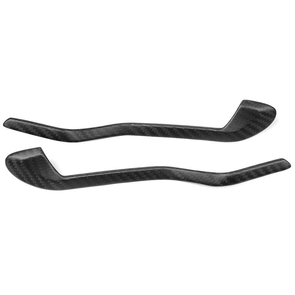 Real Carbon Fiber Inner Door Handle Lower Trim For Lotus Emira I4 V6 Sports 2022 2023 2024 2025