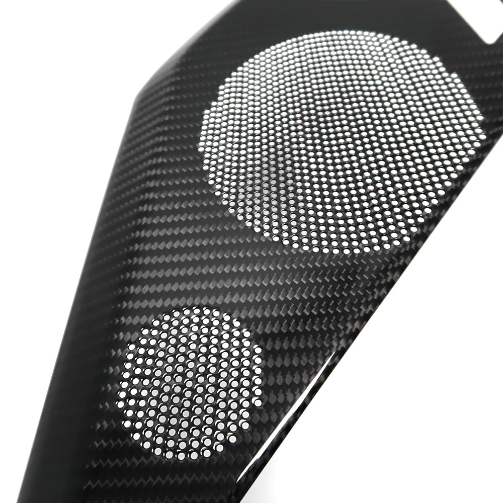 For Corvette C8 3LT Stingray Coupe Convertible Z51 Z06 2020+ Door Sound Speaker Cover Door Speaker Panel Cover Real Carbon Fiber Car Accessories
