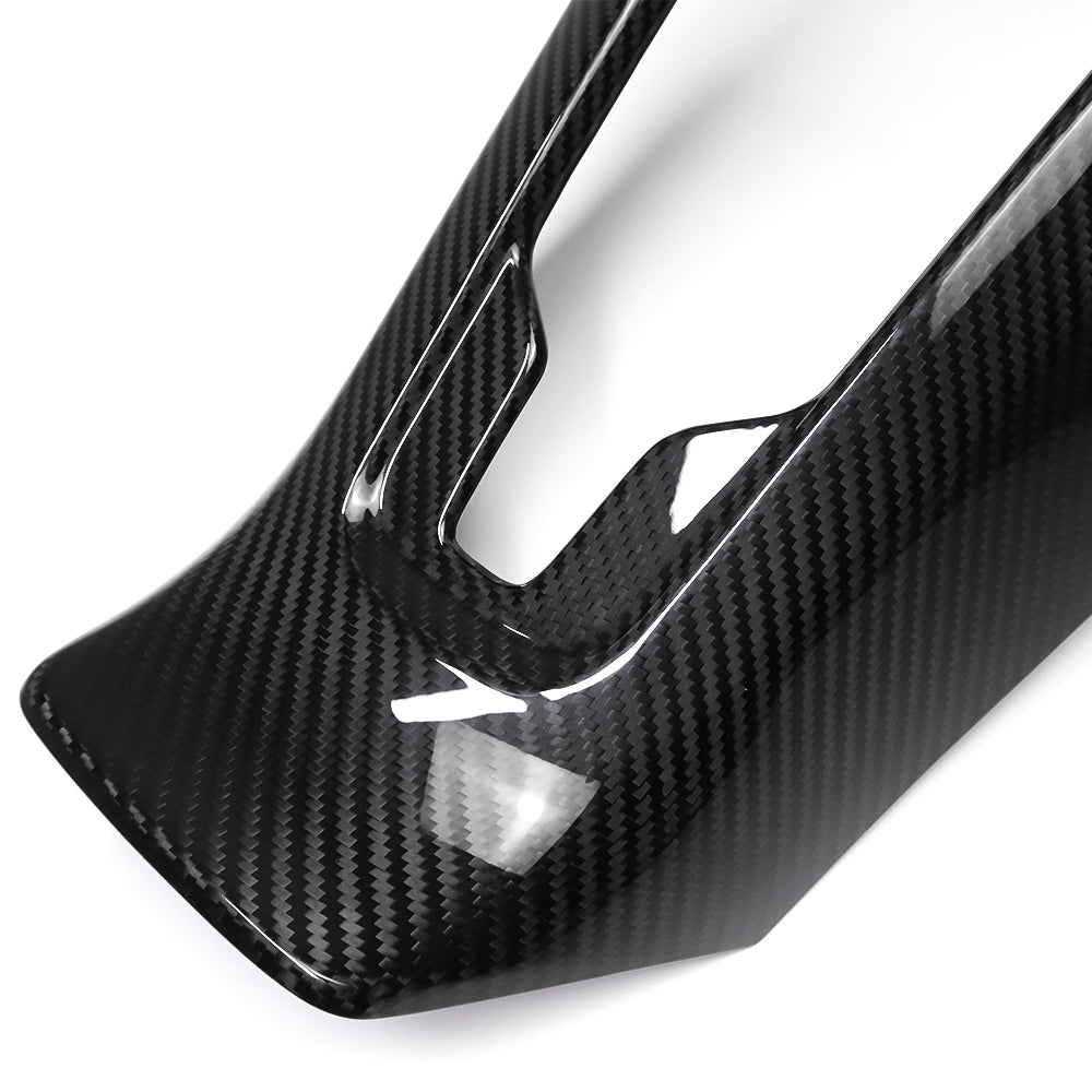 For Chevrolet Corvette C8 Stingray Coupe 3LT Z06 2020-2024 Car Seat Wireless Charging Cover Trim Carbon Fiber Interior Accessories