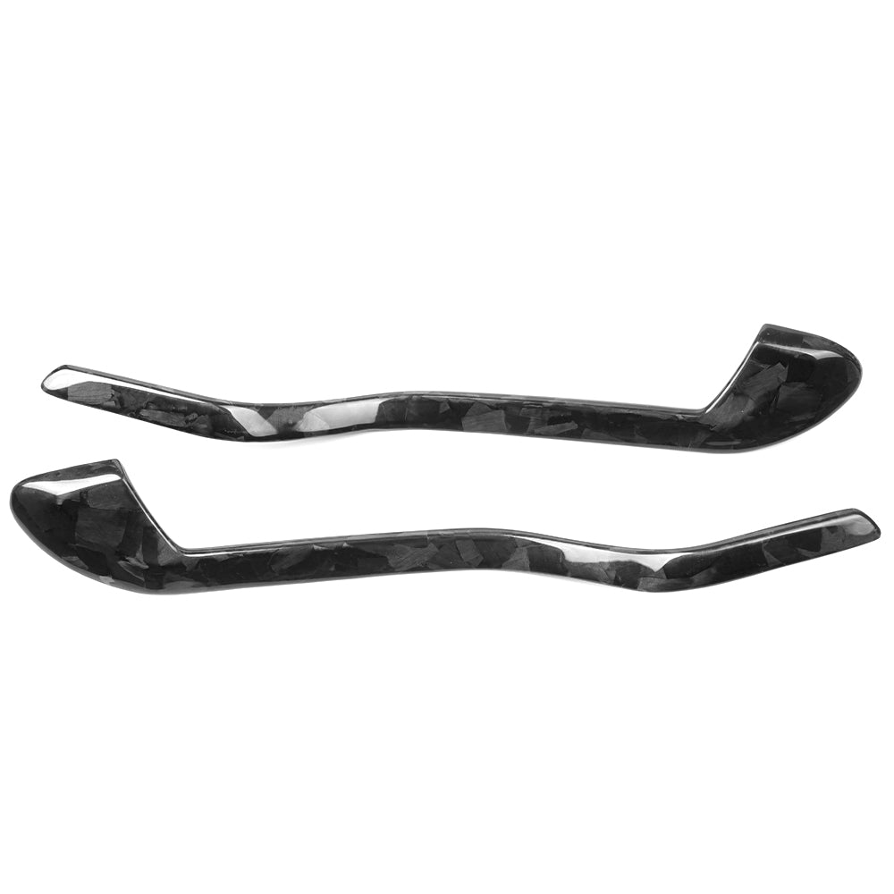 Real Carbon Fiber Inner Door Handle Lower Trim For Lotus Emira I4 V6 Sports 2022 2023 2024 2025
