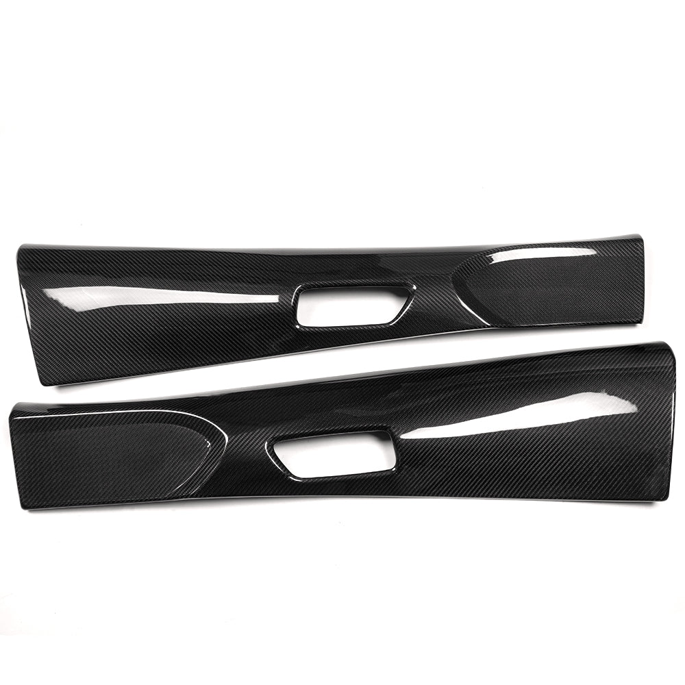 Dry Carbon Fiber Front Rear Door Armrest Upper Trim For Toyota GR Corolla GZEA14 2023 2024 2025, Inner Door Panel Decorative Covers