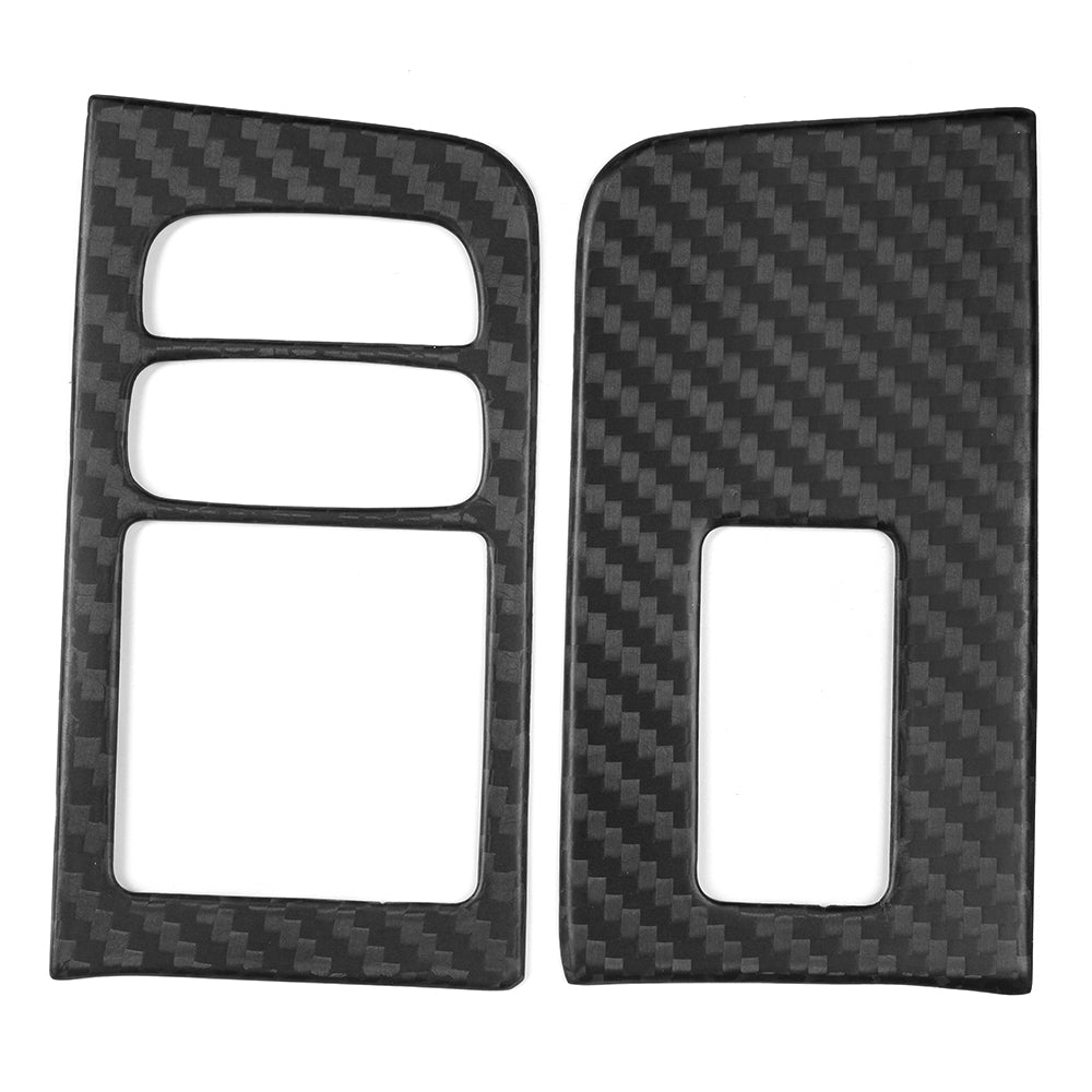 Real Carbon Fiber Door Window Lift Switch Panel Cover Trim For Lotus Emira I4 V6 2022 2023 2024 2025