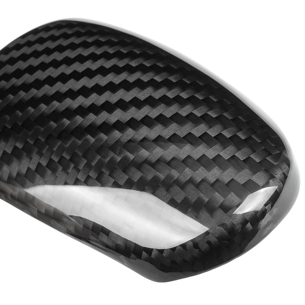 Real Carbon Fiber Gear Shift Knob Cover Trim For Genesis G70 Prestige IK Sport Advanced 2017 - 2025