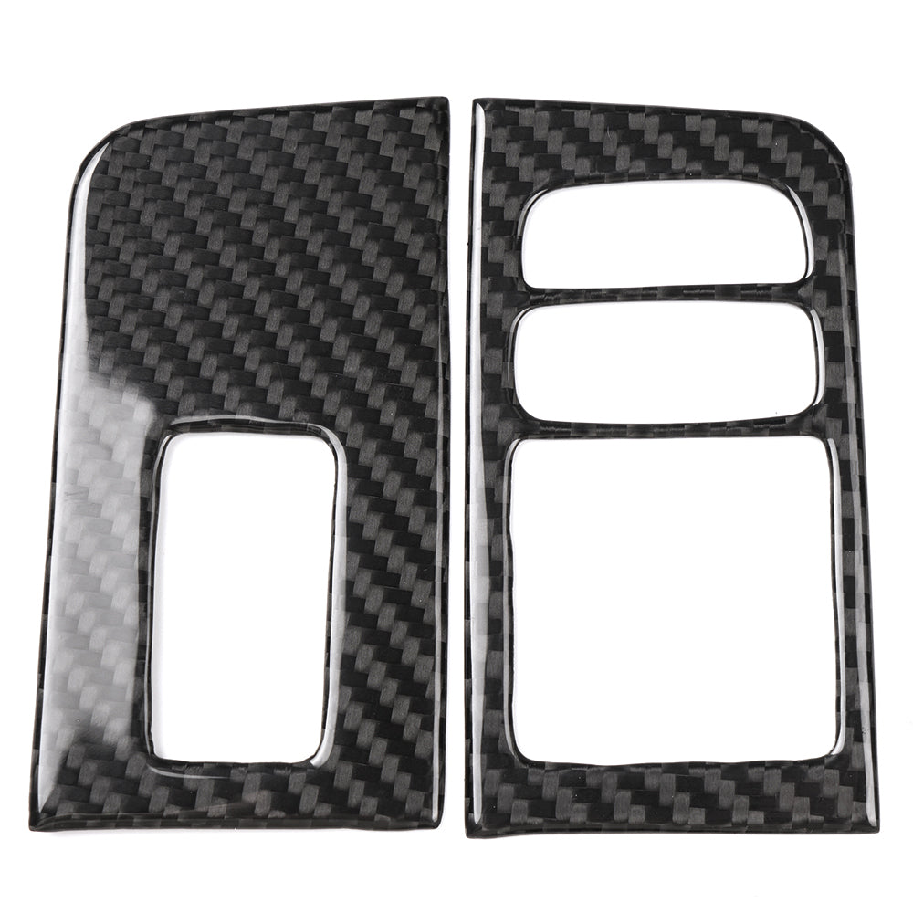 Real Carbon Fiber Door Window Lift Switch Panel Cover Trim For Lotus Emira I4 V6 2022 2023 2024 2025