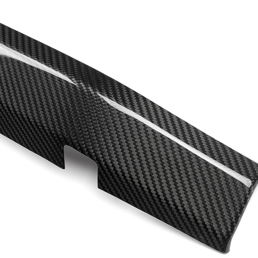 Real Dry Carbon Fiber Console Dashboard Panel Trims For Ford Bronco Badlands Wildtrak Outer Banks Heritage Edition 2021-2025