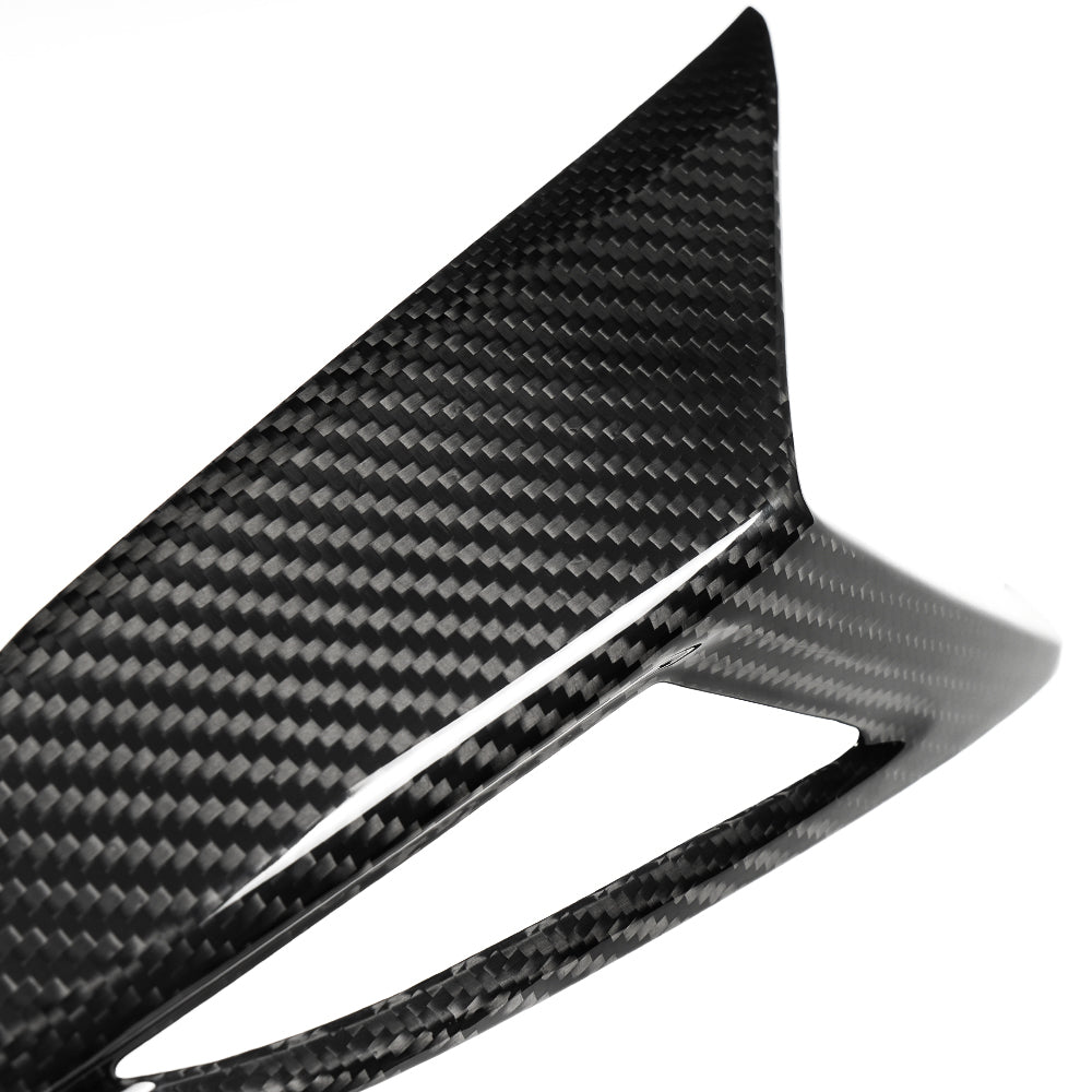 Dry Carbon Fiber Rear Light Lamp Trim For Corvette C8 Z06 Z51 ZR1 E-Ray 2020-2025, Tail Brake Light Cover