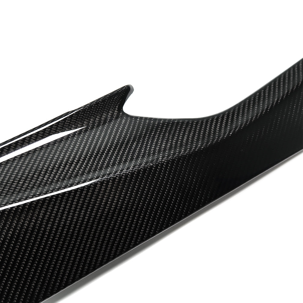 For Chevrolet Corvette C8 Stingray Z06 Z51 2020-2024 Door Anti-Kick Panel Cover Real Dry Carbon Fiber Interior Trim