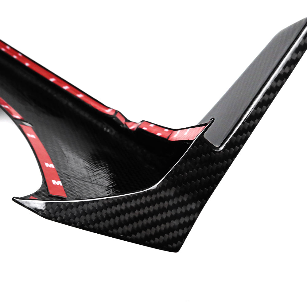 For Corvette C8 Z51 Z06 2020+ Rear Bumper Corner Cover Dry Carbon Fiber