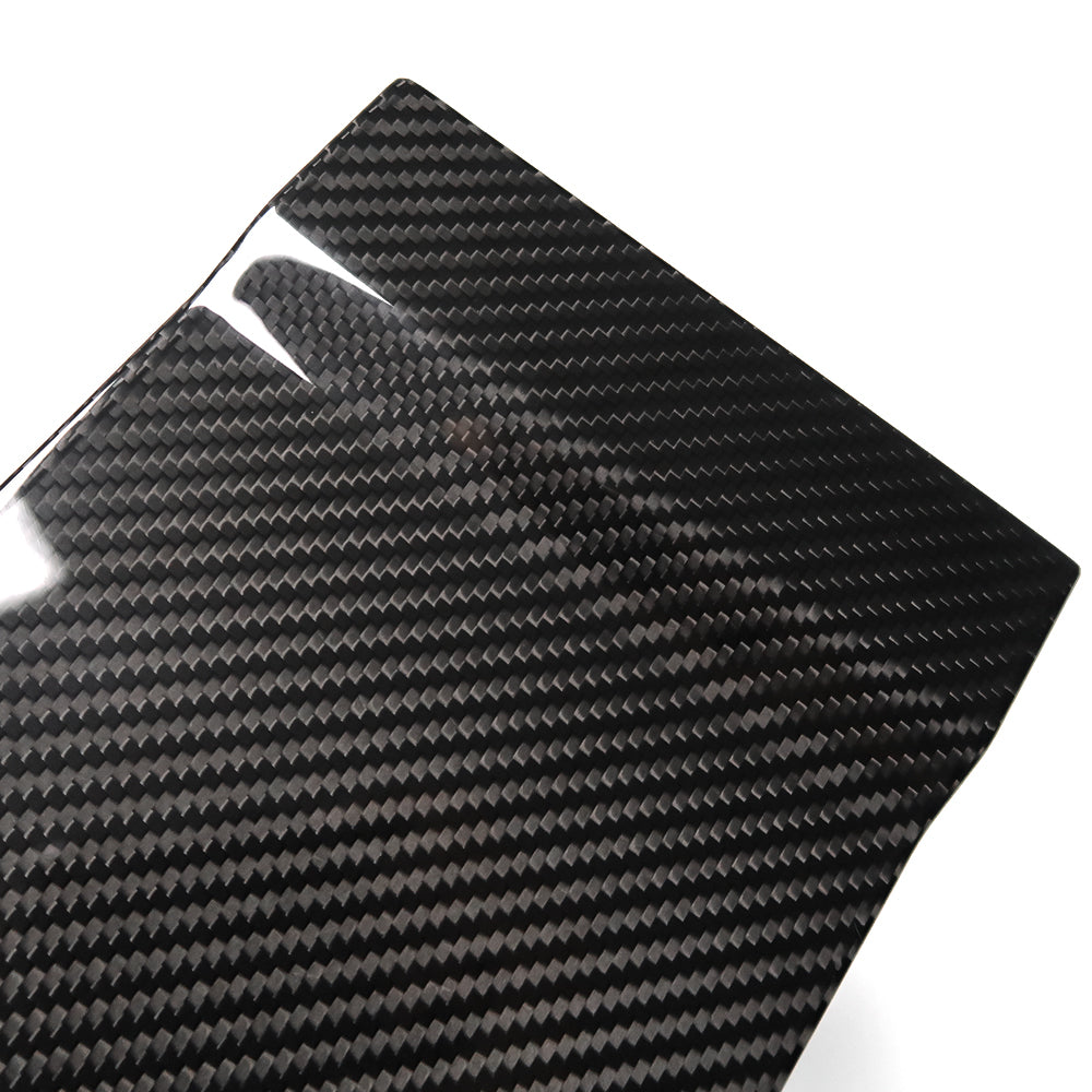 DRY Carbon Fiber Center Console Sliding Cubby Door Cover Trim For Ford F150 Raptor Lariat Limited Tremor Platinum King Ranch 2021 2022 2023 2024 2025