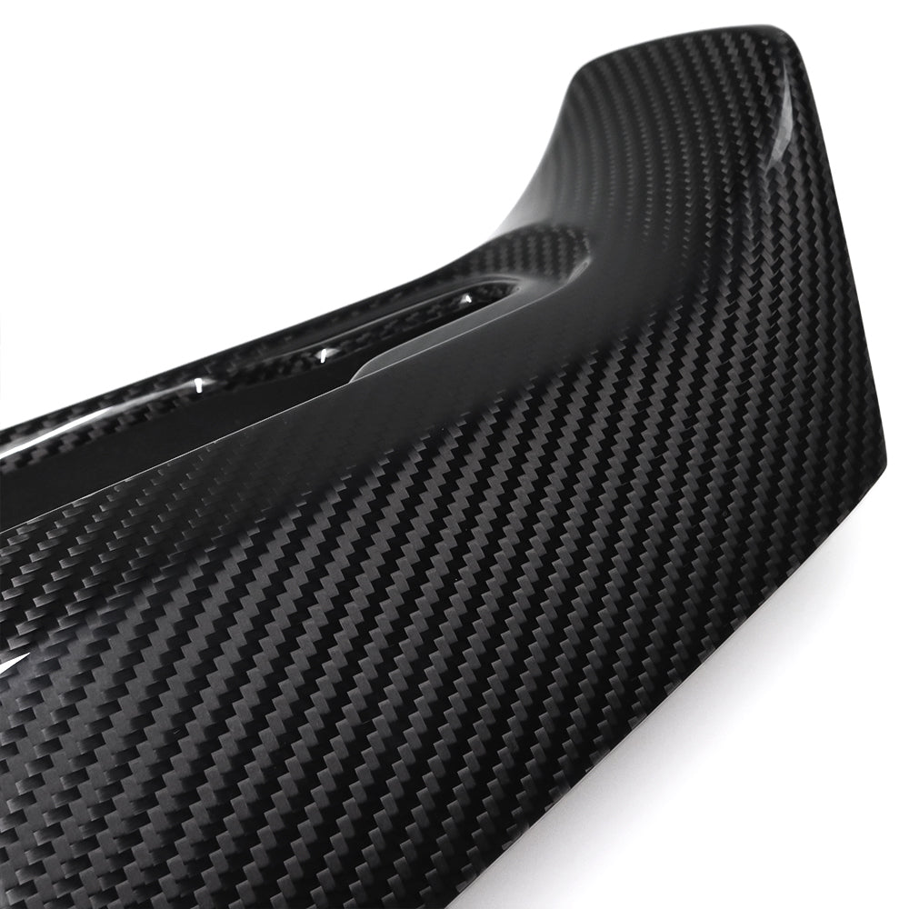 For Chevrolet Corvette C8 Stingray Coupe 3LT Z06 2020-2024 Car Seat Wireless Charging Cover Trim Carbon Fiber Interior Accessories