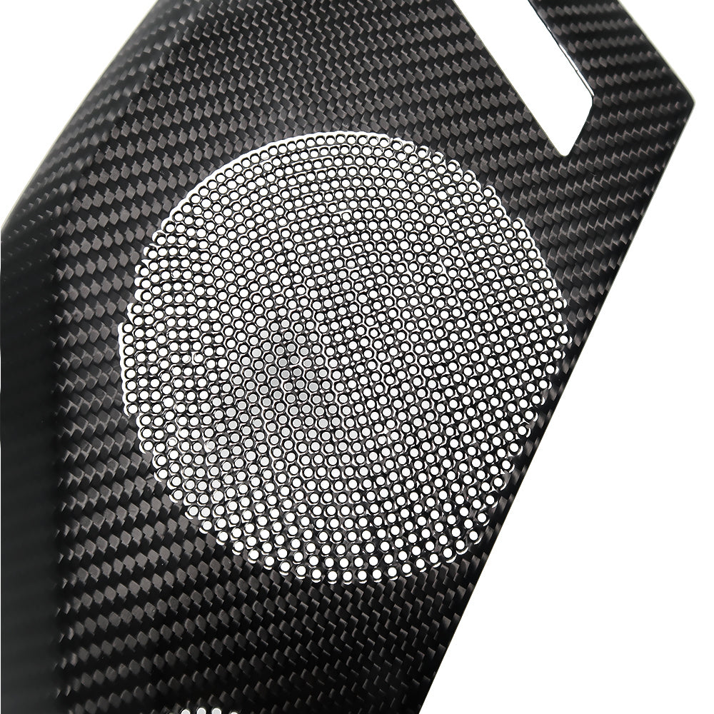 For Corvette C8 3LT Stingray Coupe Convertible Z51 Z06 2020+ Door Sound Speaker Cover Door Speaker Panel Cover Real Carbon Fiber Car Accessories
