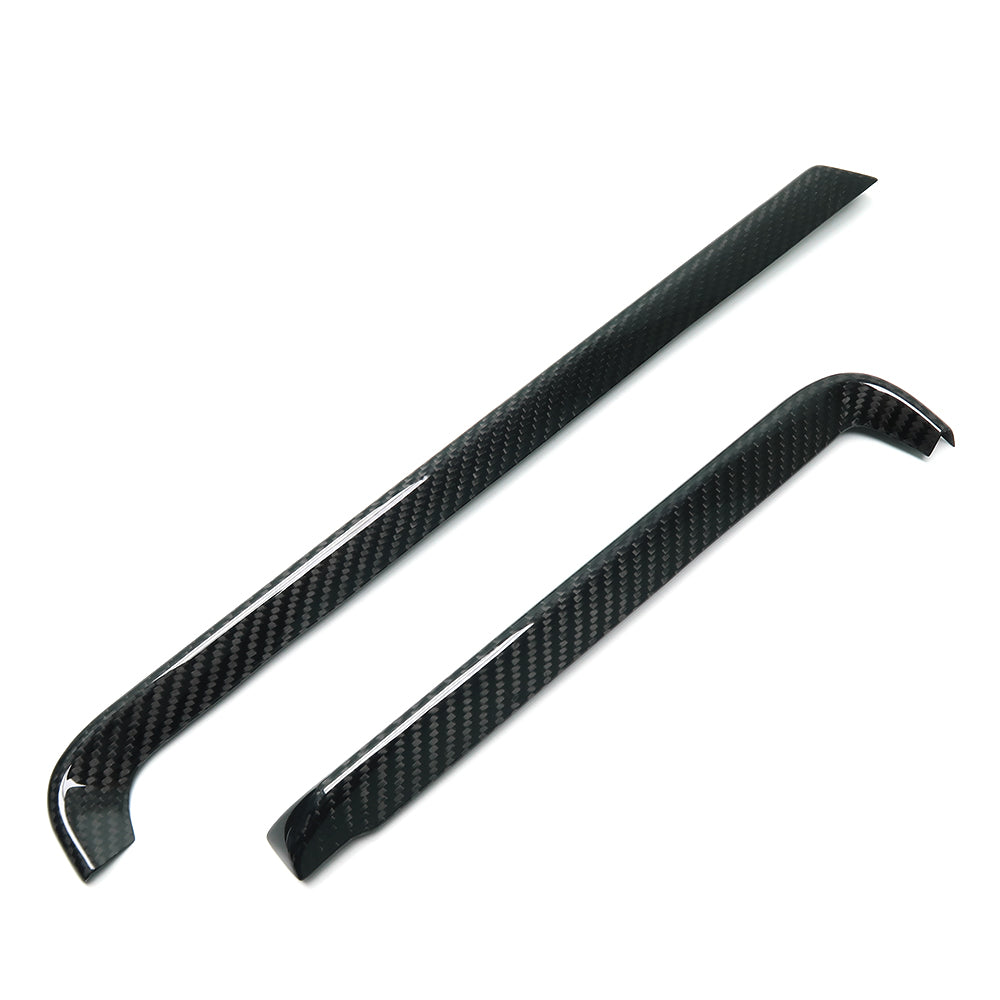 For Chevrolet Corvette C8 Stingray Convertible Coupe Z51 Z06 2020-2023 Red Air Condition Outlet Vent Strip Trim Real Carbon Fiber