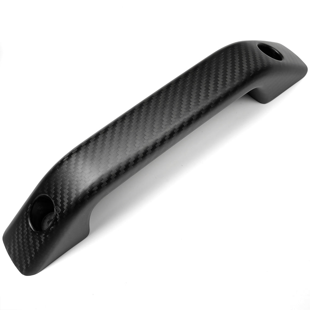 Carbon Fiber Replacement Rear Grab Handles Covers For Ford Bronco Raptor Wildtrak 2021-2024