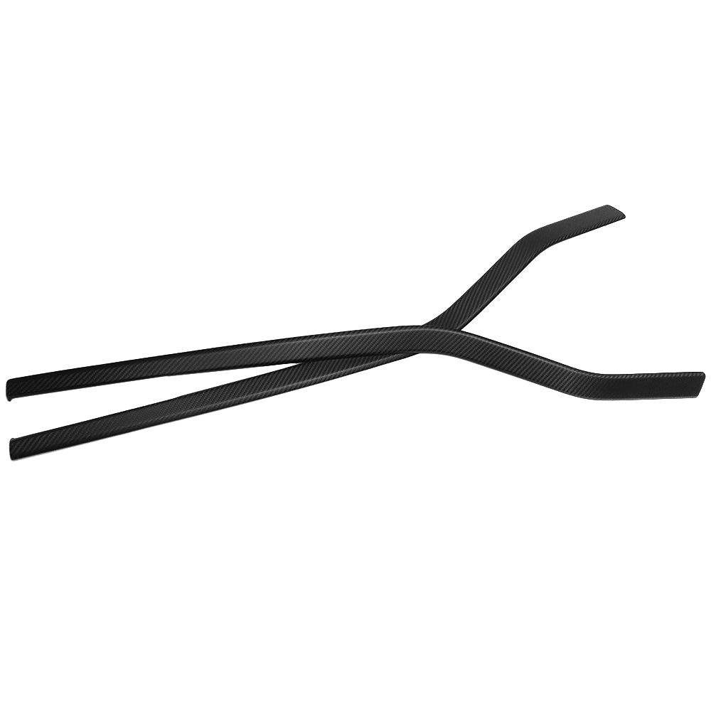 Car Inner Door Armrest Lower Trim Strips For Lotus Emira I4 V6 2022 2023 2024 2025, Dry Carbon Fiber Trim Accessories