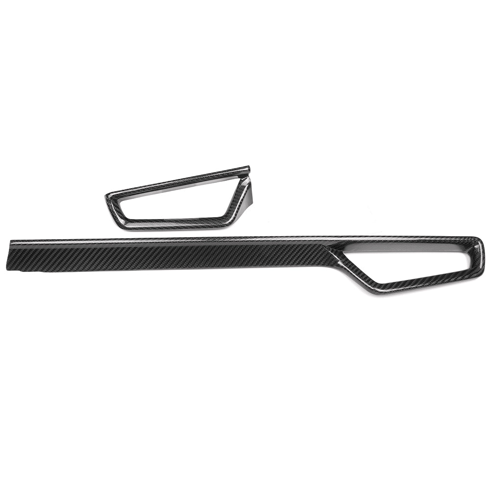 Dry Carbon Fiber Center Console Dashboard Vent Kits Trim For Toyota GR Corolla GZEA14 2023 2024 2025