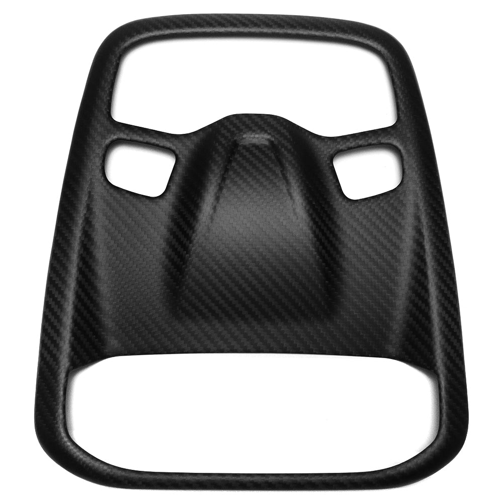 Car Roof Reading Light Lamp Trim For Lotus Emira I4 V6 Convertible Coupe 2022 2023 2024 2025, Genuine Carbon Fiber Decorative Cover Panel