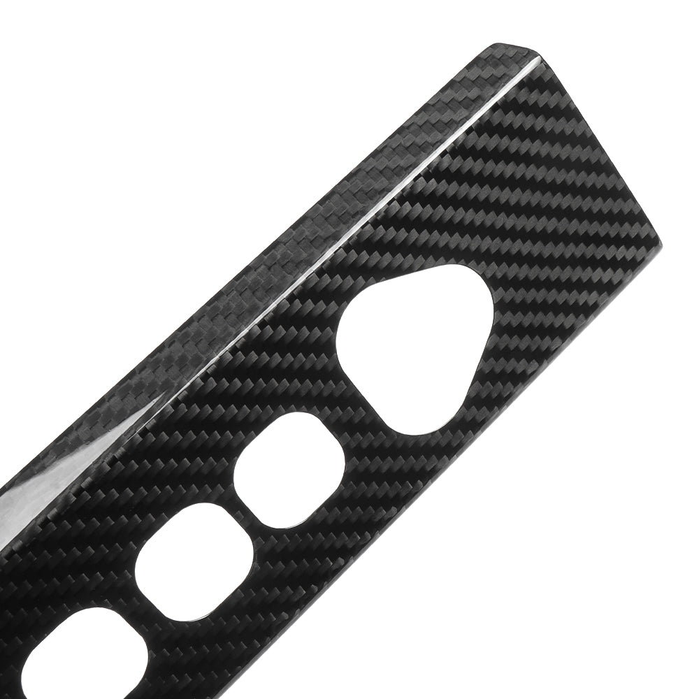 For 2024 2025 Tesla Cybertruck Dry Carbon Fiber Roof Reading Light Lamp Cover Trim