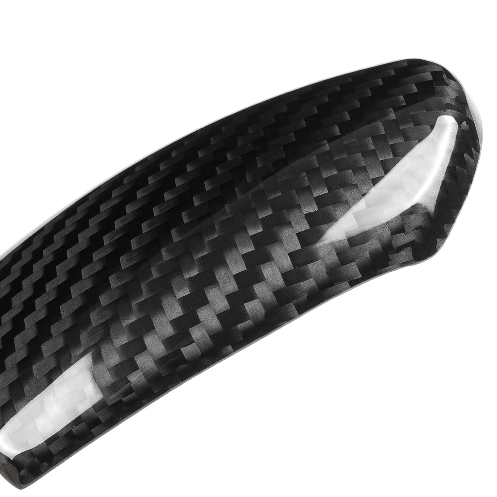 Real Carbon Fiber Gear Shift Knob Cover Trim For Genesis G70 Prestige IK Sport Advanced 2017 - 2025