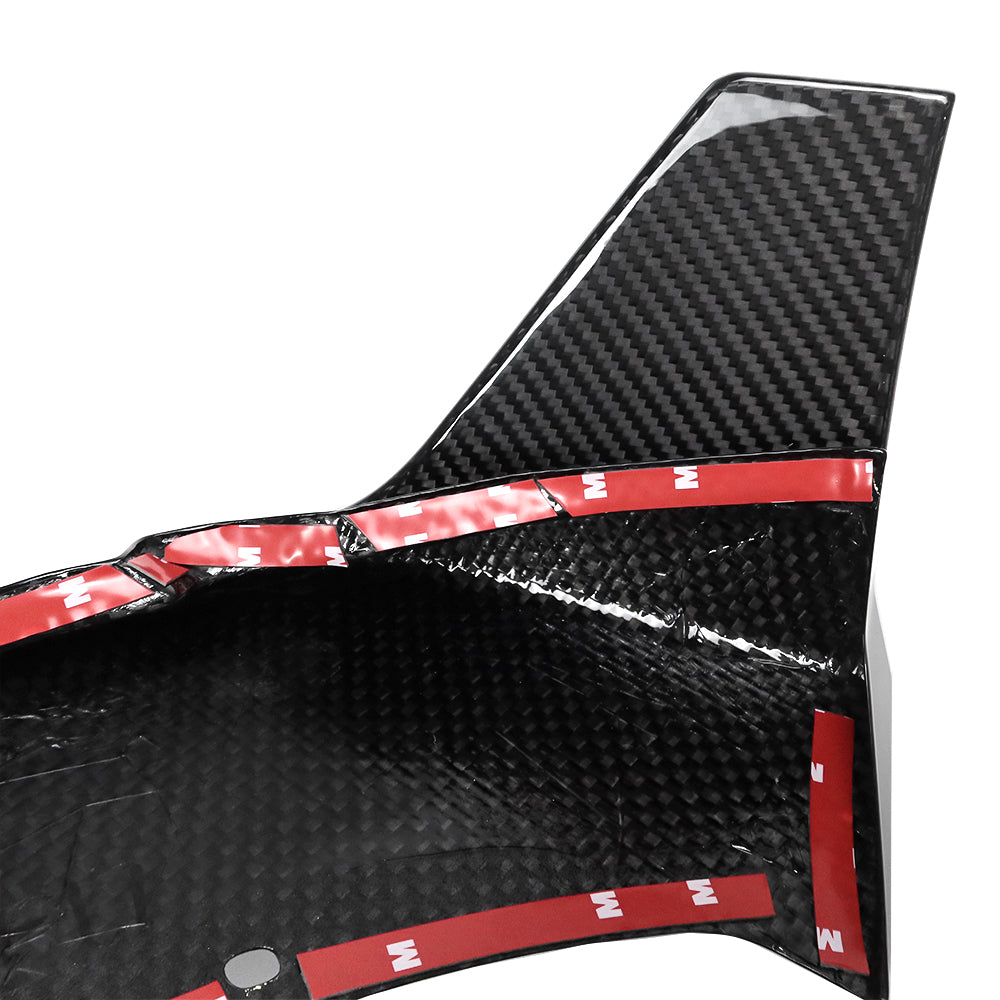 For Corvette C8 Z51 Z06 2020+ Rear Bumper Corner Cover Dry Carbon Fiber