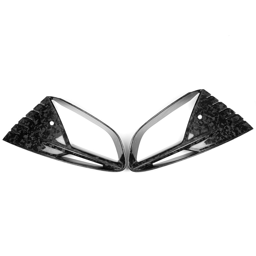 Prepreg Dry Carbon Fiber Front Bumper Side Vent Trim For Lotus Emira I4 V6 2022 2023 2024 2025